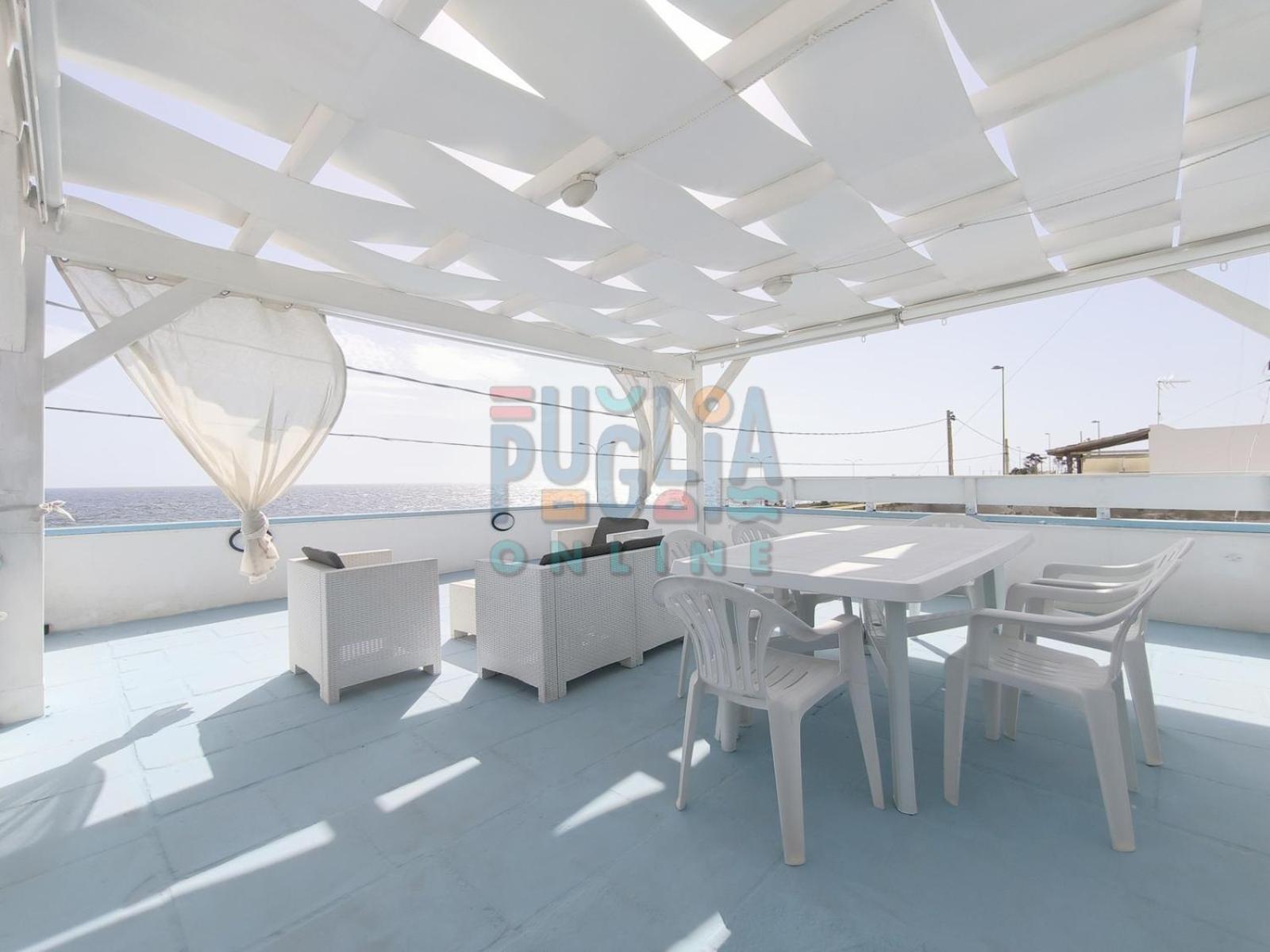 דירות Capilungo Bilocale Blue House Fronte Mare, A Posto Rosso מראה חיצוני תמונה